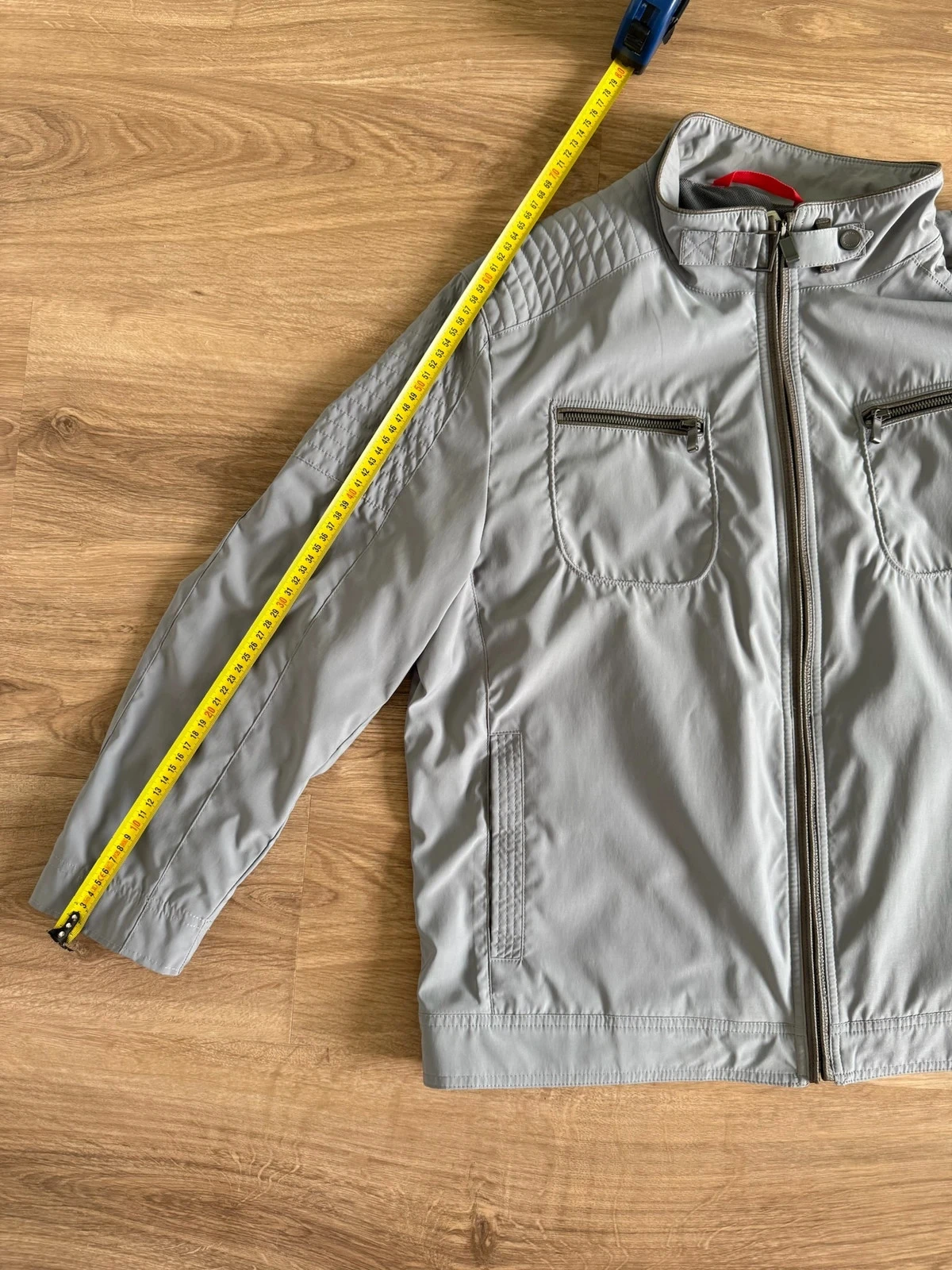 Men's Bugatti jacket in gray color size 56 in very good condition – photo 4
